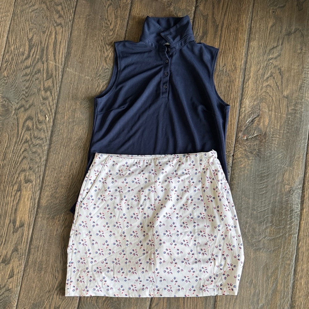 SET - NWOT LADY HAGEN golf tank and skort